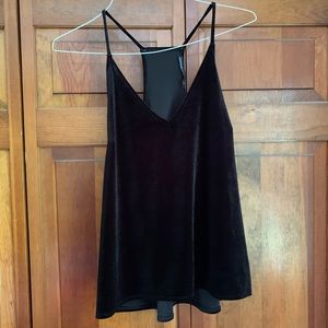 Abercrombie Black Velvet Tank